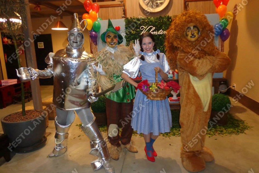 Mágico de Oz para festas e eventos