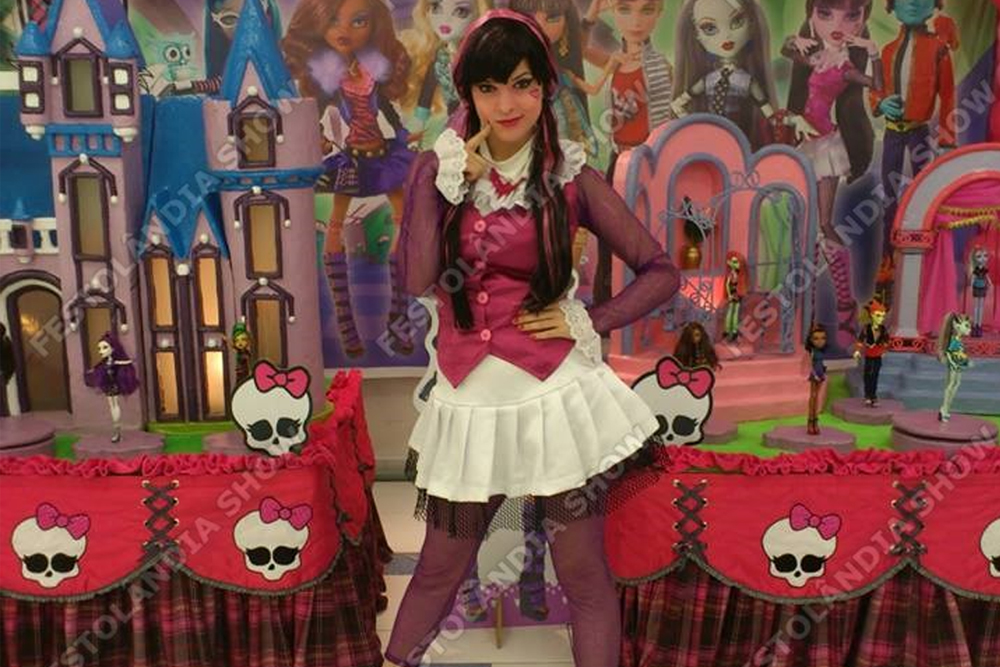 Monster High fantasia para aniversarios